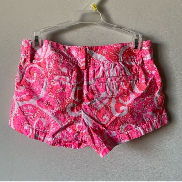 Lilly Pulitzer Pink Pout Paisley Walsh Shorts - Picture 7 of 9